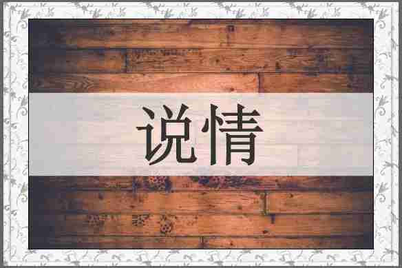 说情