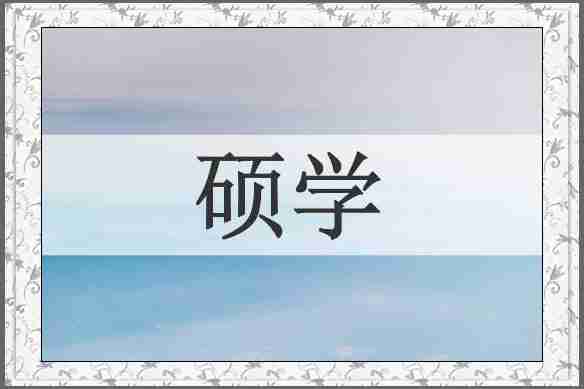 硕学
