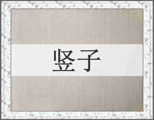竖子
