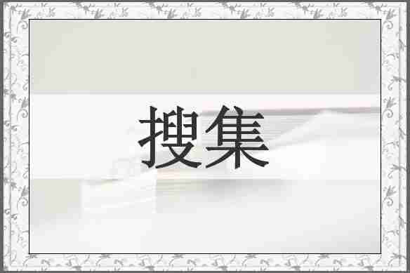 搜集