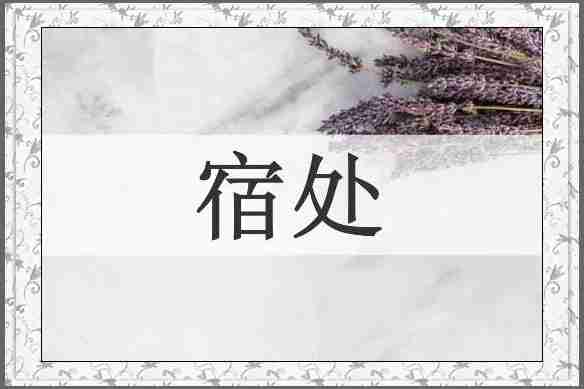 宿处