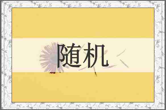 随机