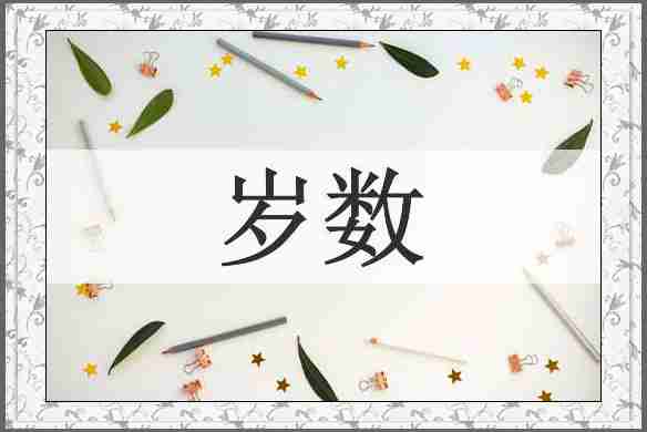 岁数
