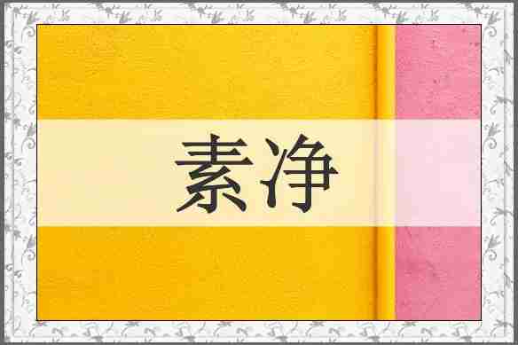 素净