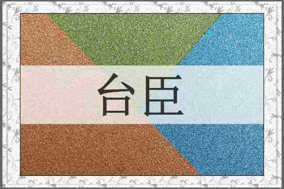 台臣