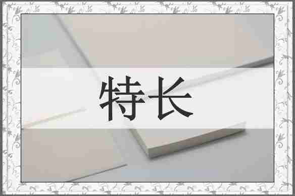 特长