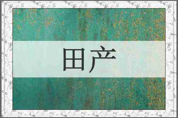 田产