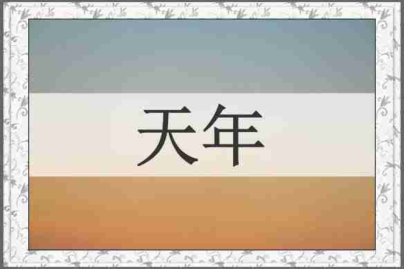 天年