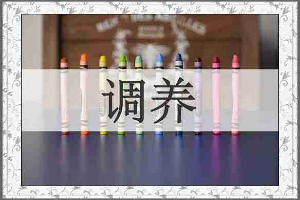 调养