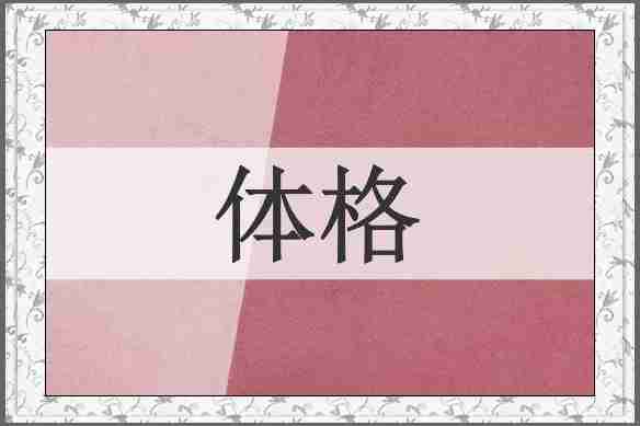 体格