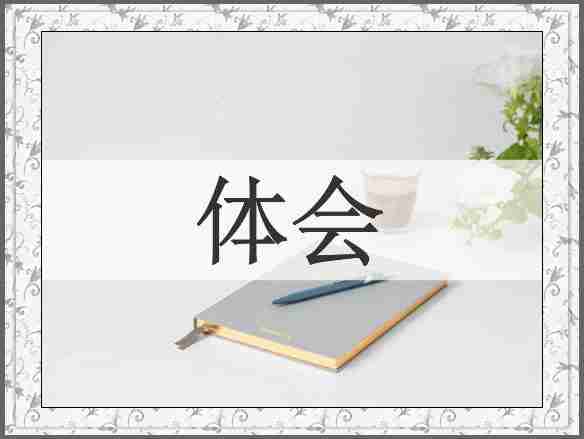 体会