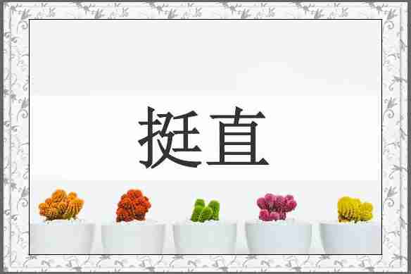 挺直