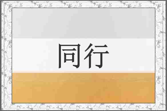 同行