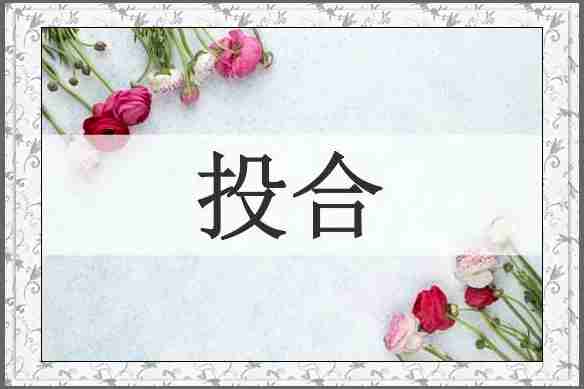 投合