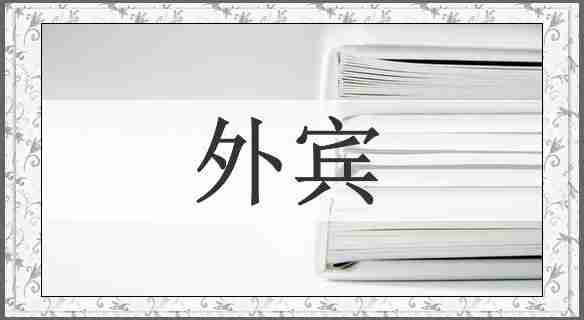 外宾