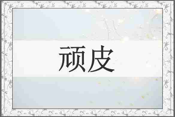 顽皮