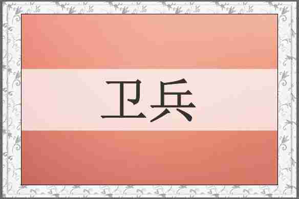 卫兵