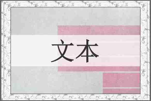 文本