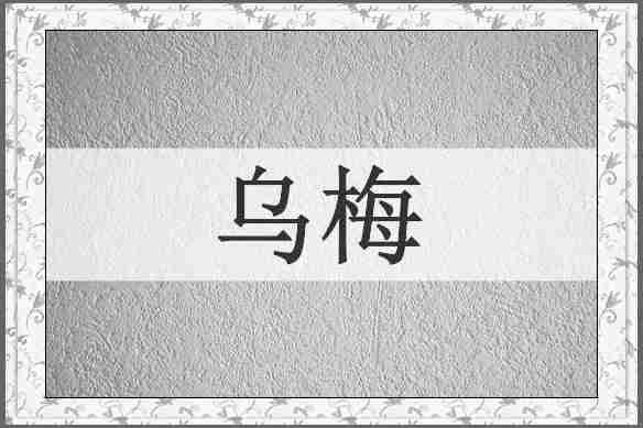 乌梅