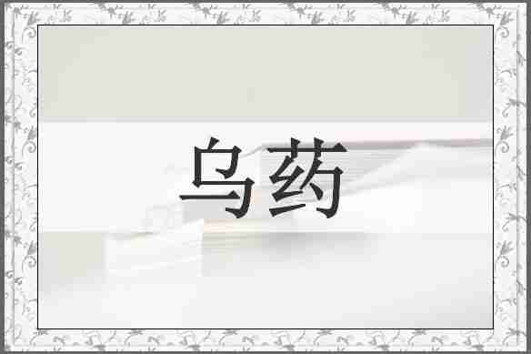乌药
