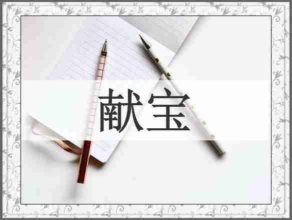 献宝