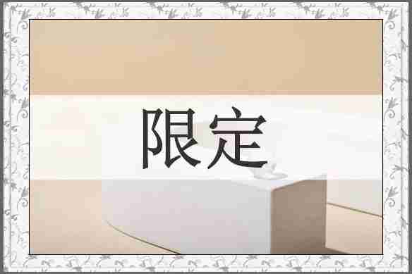限定
