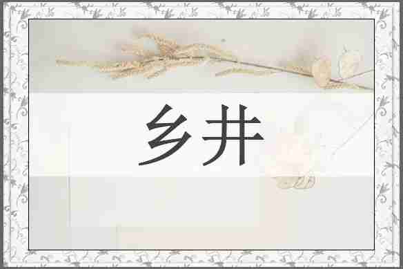 乡井