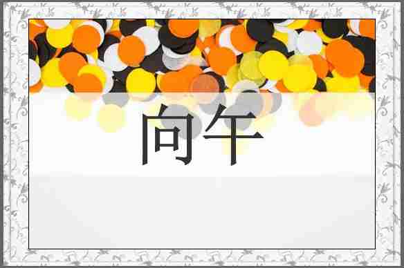 向午