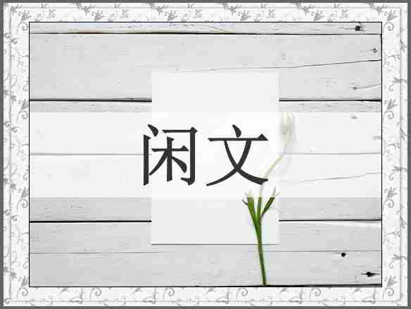 闲文
