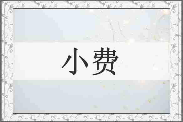 小费