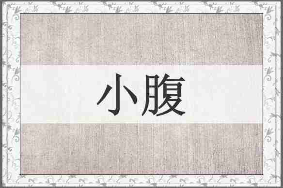 小腹