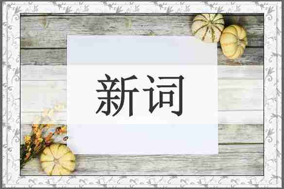 新词