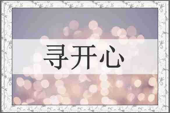 寻开心