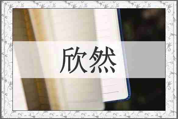 欣然