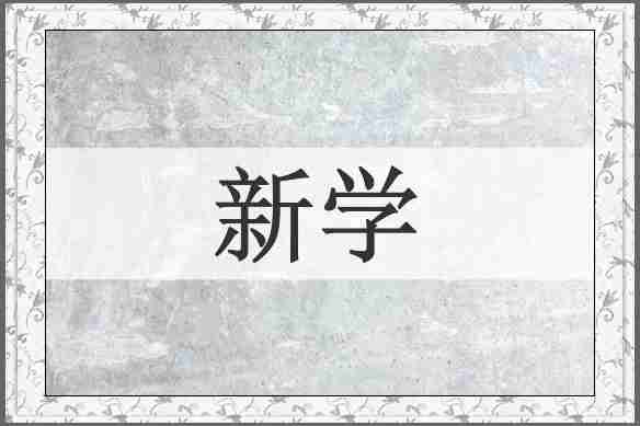 新学