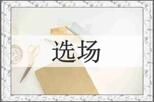 选场