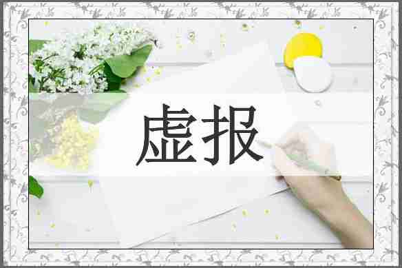 虚报
