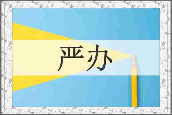 严办