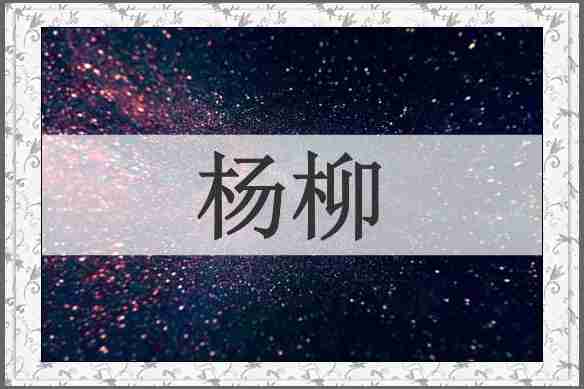 杨柳