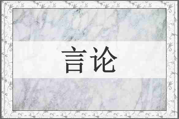 言论