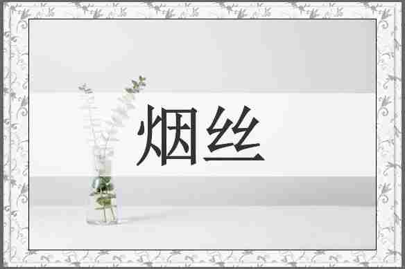 烟丝