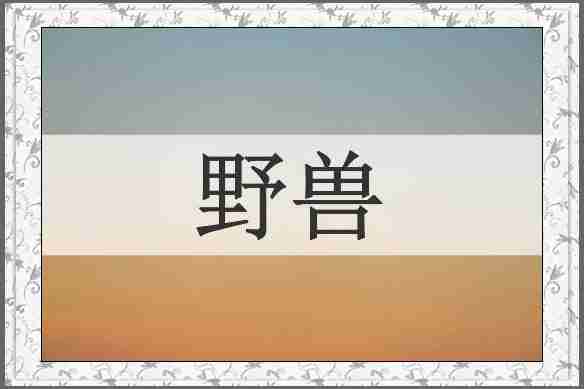 野兽