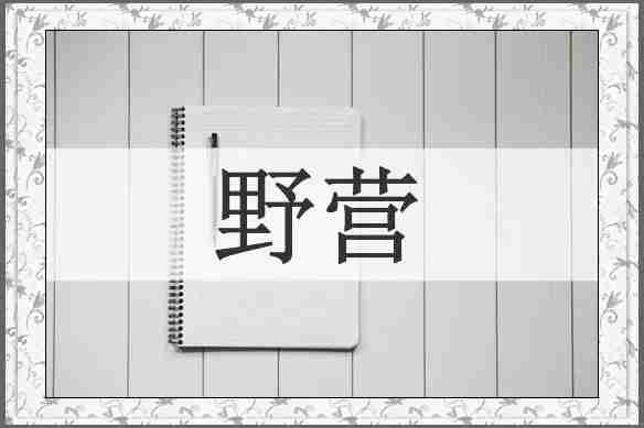 野营