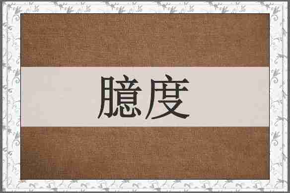 臆度