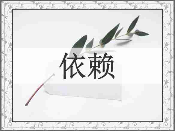 依赖