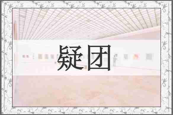疑团