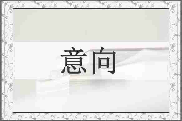 意向