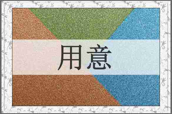 用意