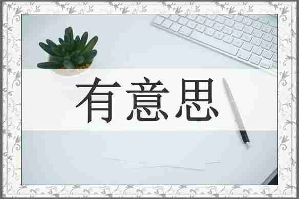 有意思
