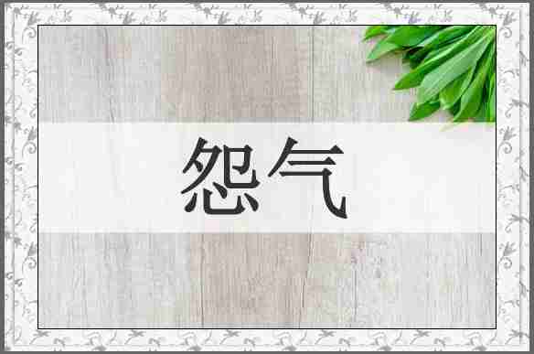 怨气